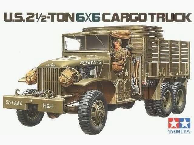 35218 - U.S. 2 1/2-Ton 6x6 Cargo Truck - 1:35