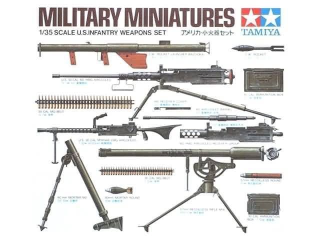 35121 - U.S. Infantry Weapons Set - 1:35