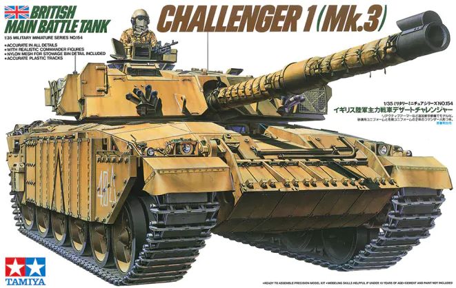 35154 - Challenger 1 (Mk.3) British Main Battle Tank - 1:35