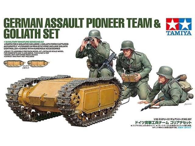 35357 - German Assault Pioneer Team &amp; Goliath Set - 1:35
