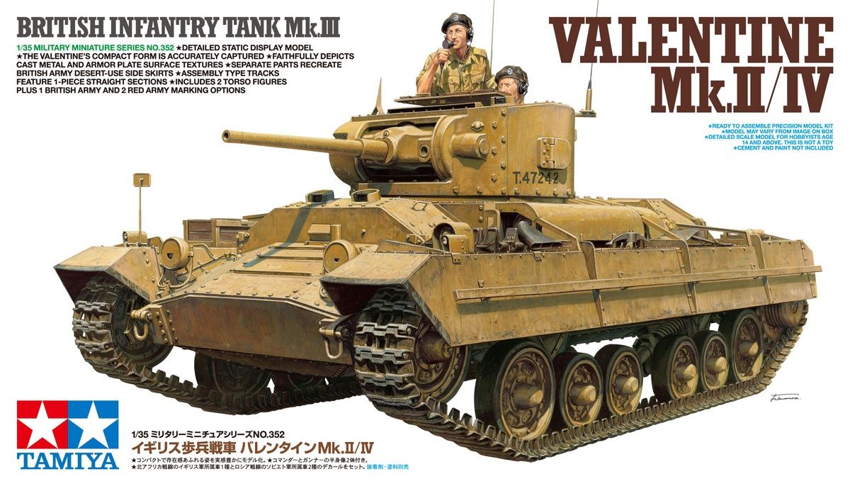 35352 - British Infantry Tank Mk.III Valentine Mk.II/ IV - 1:35