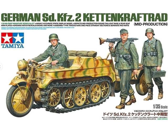 35377 - German Sd.Kfz.2 Kettenkraftrad (Mid-production) - 1:35