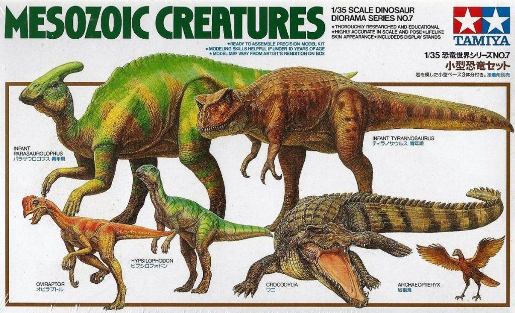 60107 - Mesozoic Creatures Set- Dinosaur Diorama Series NO.7 - 1:35