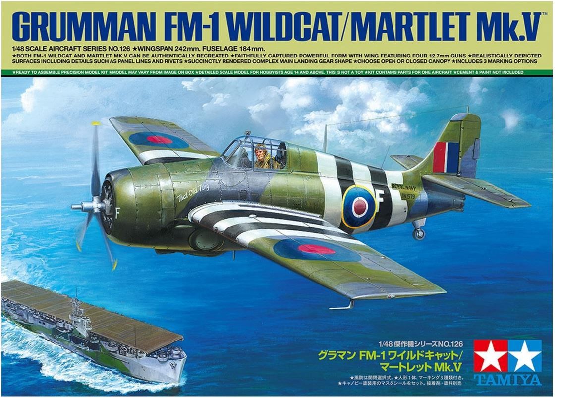 61126 - Grumman FM-1 Wildcat/Martlet Mk.V - 1:48