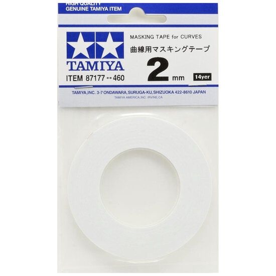 87177 - Masking Tape For Curves (2mm x 20m)