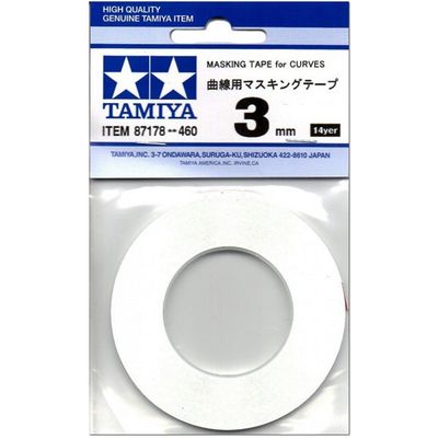 87178 - Masking Tape For Curves (3mm x 20m)