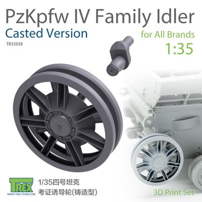 TR35038 -  PzKpfw IV Family Idler Casted Version Set for All Brands - 1:35