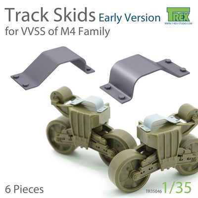 TR35046 - Track Skids Set (Early Version) for M4 Family - 1:35
