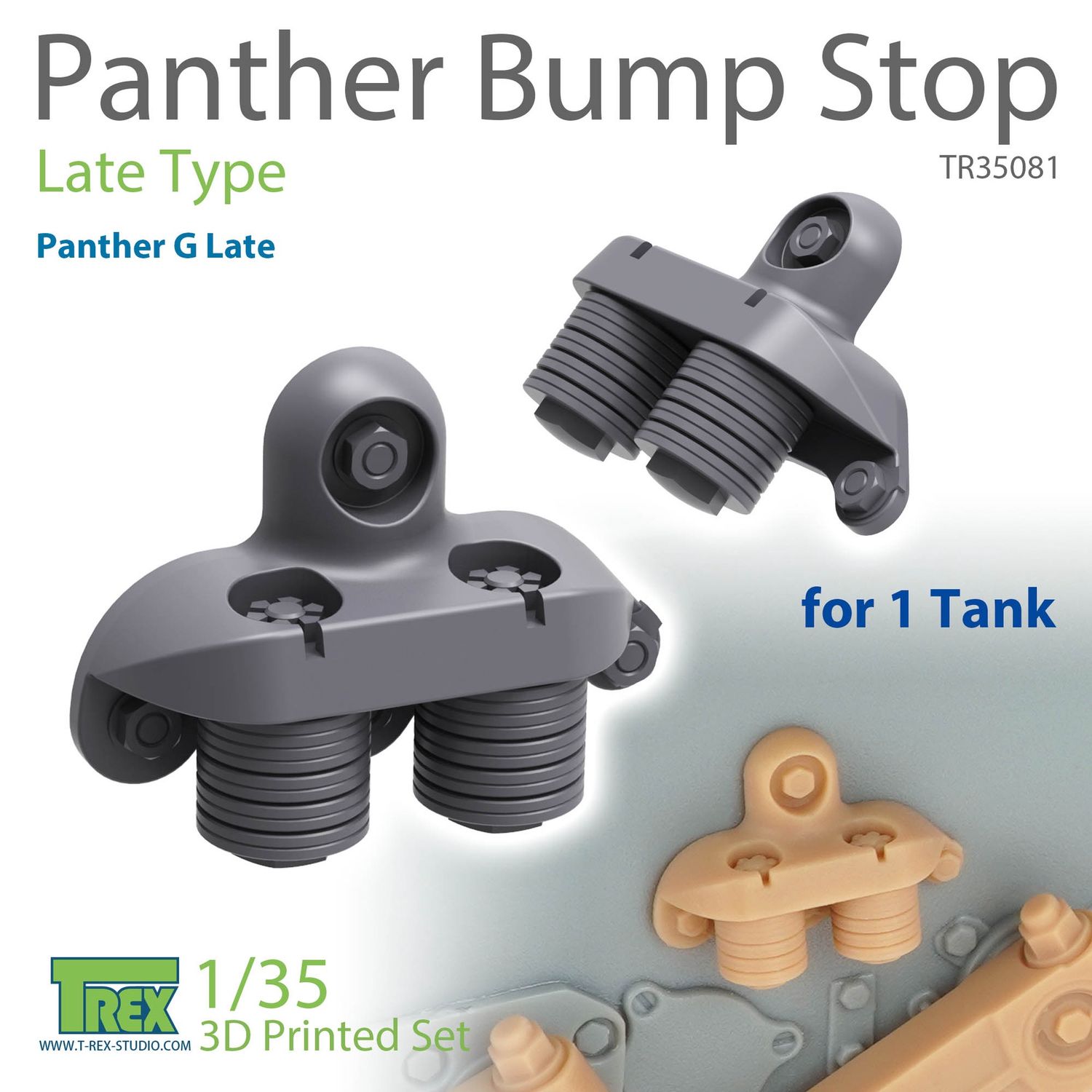 TR35081 - Panther Bump Stop Late Type - 1:35
