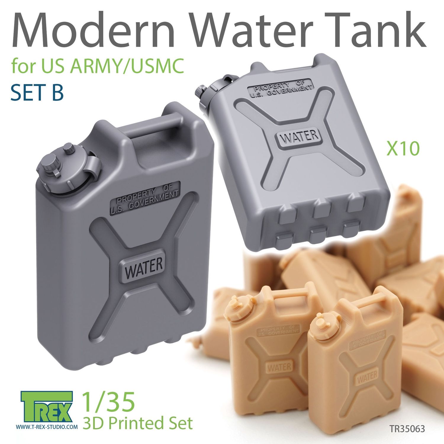 TR35063 - Modern Water Tank Set B for US ARMY/USMC - 1:35