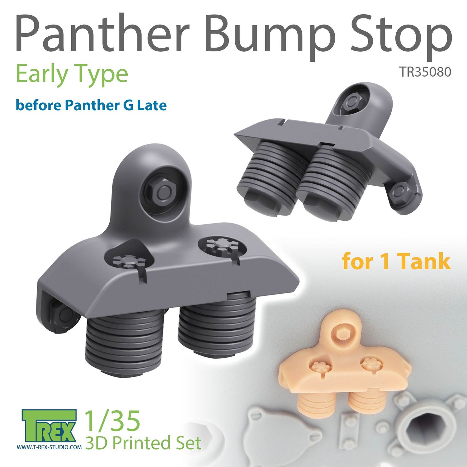 TR35080 - Panther Bump Stop Early Type - 1:35