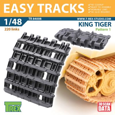 TR84008 - King Tiger Tracks Pattern 1 - 1:48