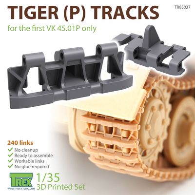 TR85037 - Tiger(P) Tracks for the First VK 45. 01P Only - 1:35