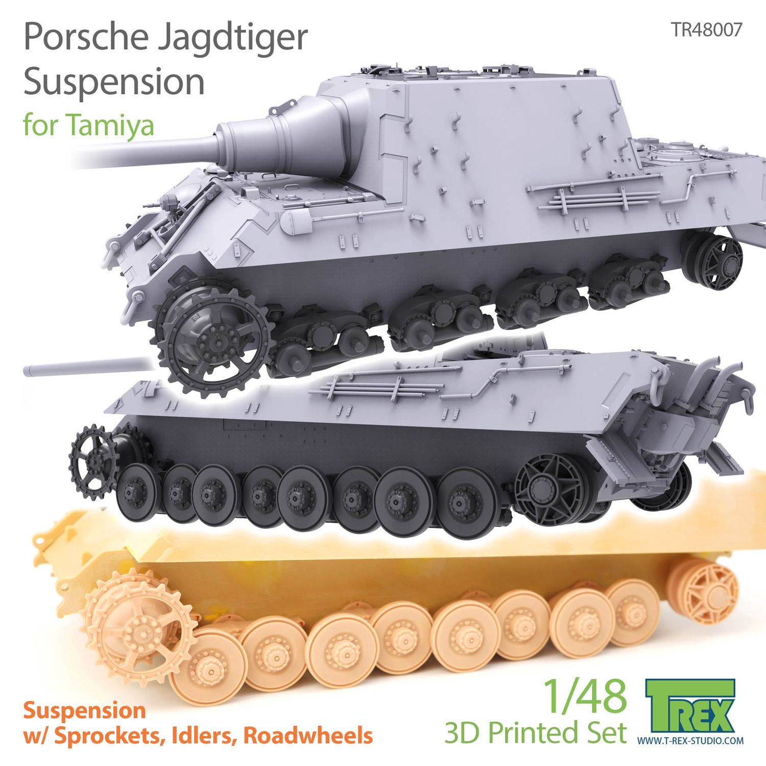 TR48007 - Porsche Jagdtiger Suspension for TAMIYA - 1:48