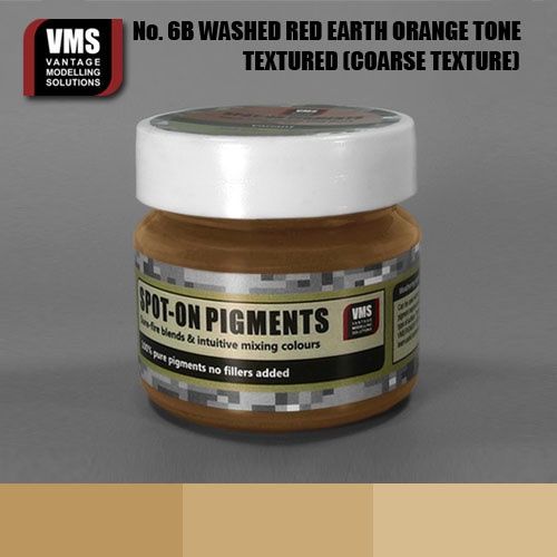 VMS.SO.06BCT  - No. 6B Red Earth Washed Orange Tone - Coarse texture 45 ml