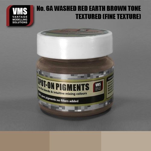 VMS.SO.06AFT - No. 6A Red Earth Washed Brown Tone - Fine texture 45 ml