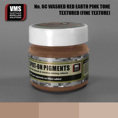 VMS.SO.06CFT - No. 6C Red Earth Washed Pink Tone - Fine texture 45 ml