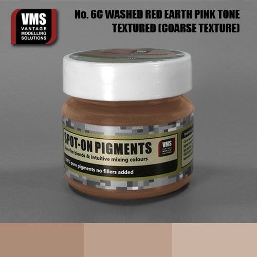 VMS.SO.06CCT  - No. 6C Red Earth Washed Pink Tone - Coarse texture 45 ml