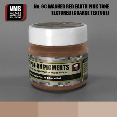 VMS.SO.06CCT  - No. 6C Red Earth Washed Pink Tone - Coarse texture 45 ml