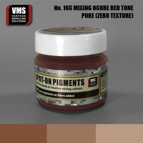 VMS.SO.16CZT - No. 16C Mixing Ochres Red - Zero texture (Pure) 45 ml