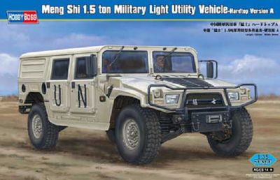 82468 - Meng Shi 1.5 ton Military Light Utility Vehicle - Hard Top Version A - 1:35