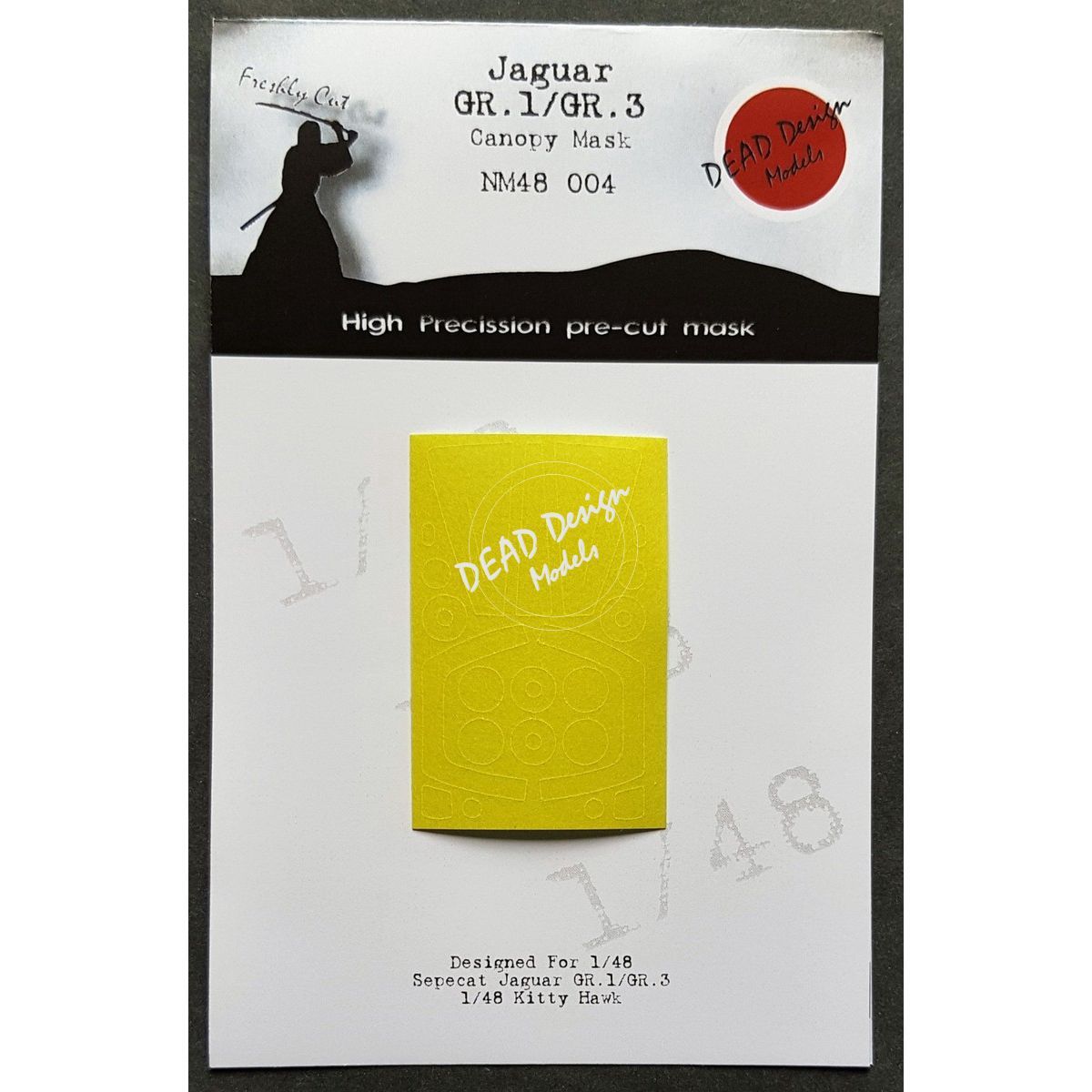NM48004 - Jaguar GR.1/GR.3 Canopy Mask (For Kitty Hawk kit) - 1:48
