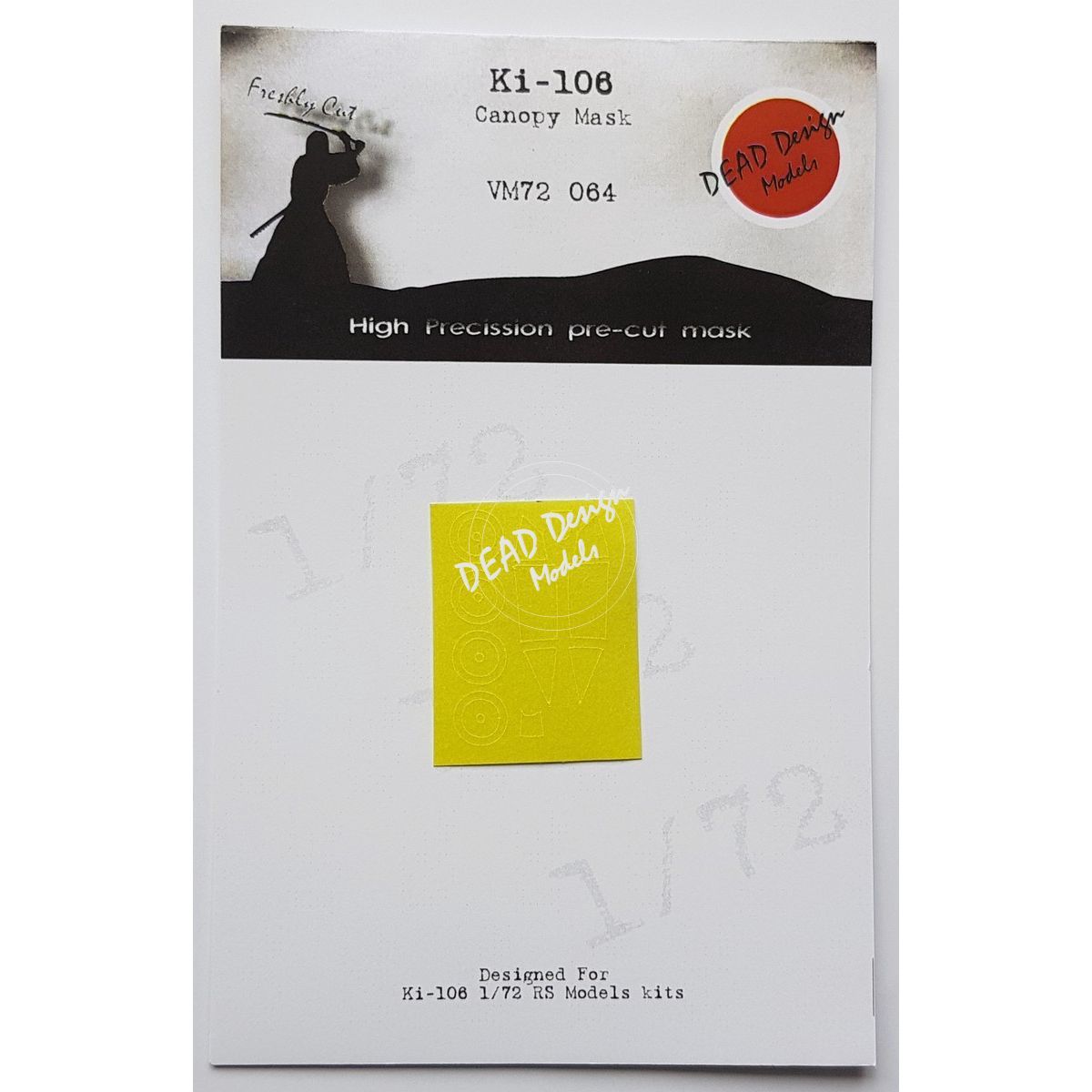 VM72064 - Ki-106 Canopy Mask (For RS Models kit) - 1:72