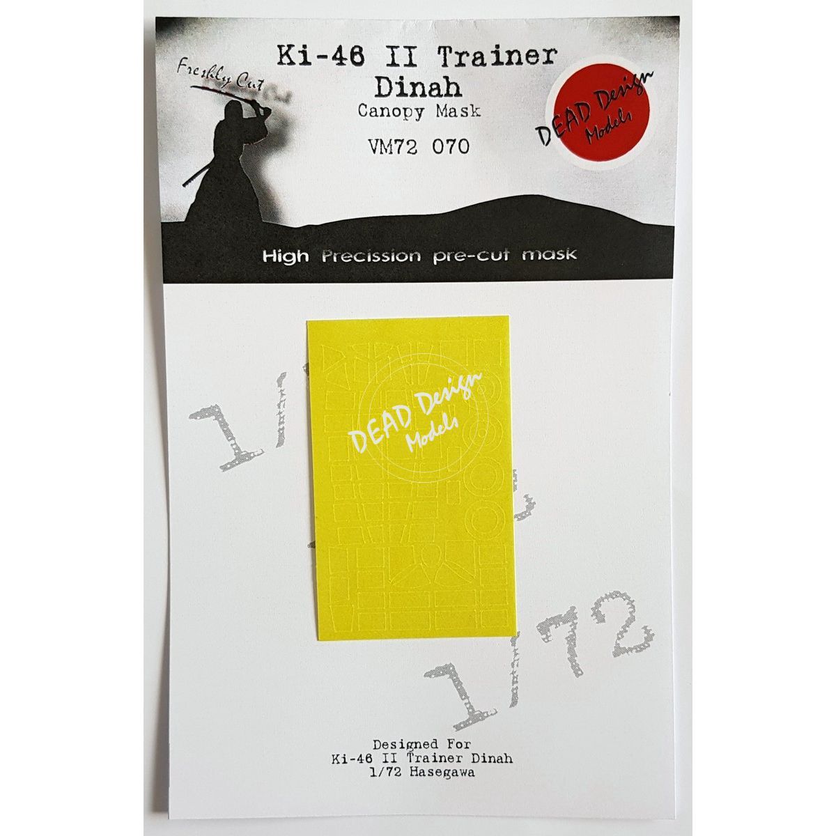 VM72070 - Ki-46 II Trainer Dinah Camopy Mask (For Hasegawa kit) - 1:72