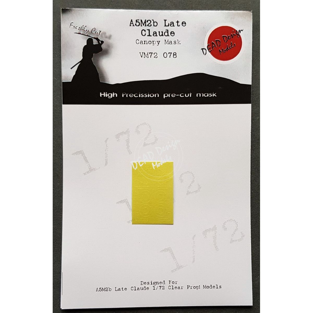VM72078 - A5M2b Late Claude Canopy Mask (For Clear Prop kit) - 1:72