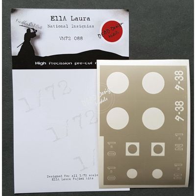 VM72088 - E11A Laura National Insignias (For Fujimi kit) - 1:72
