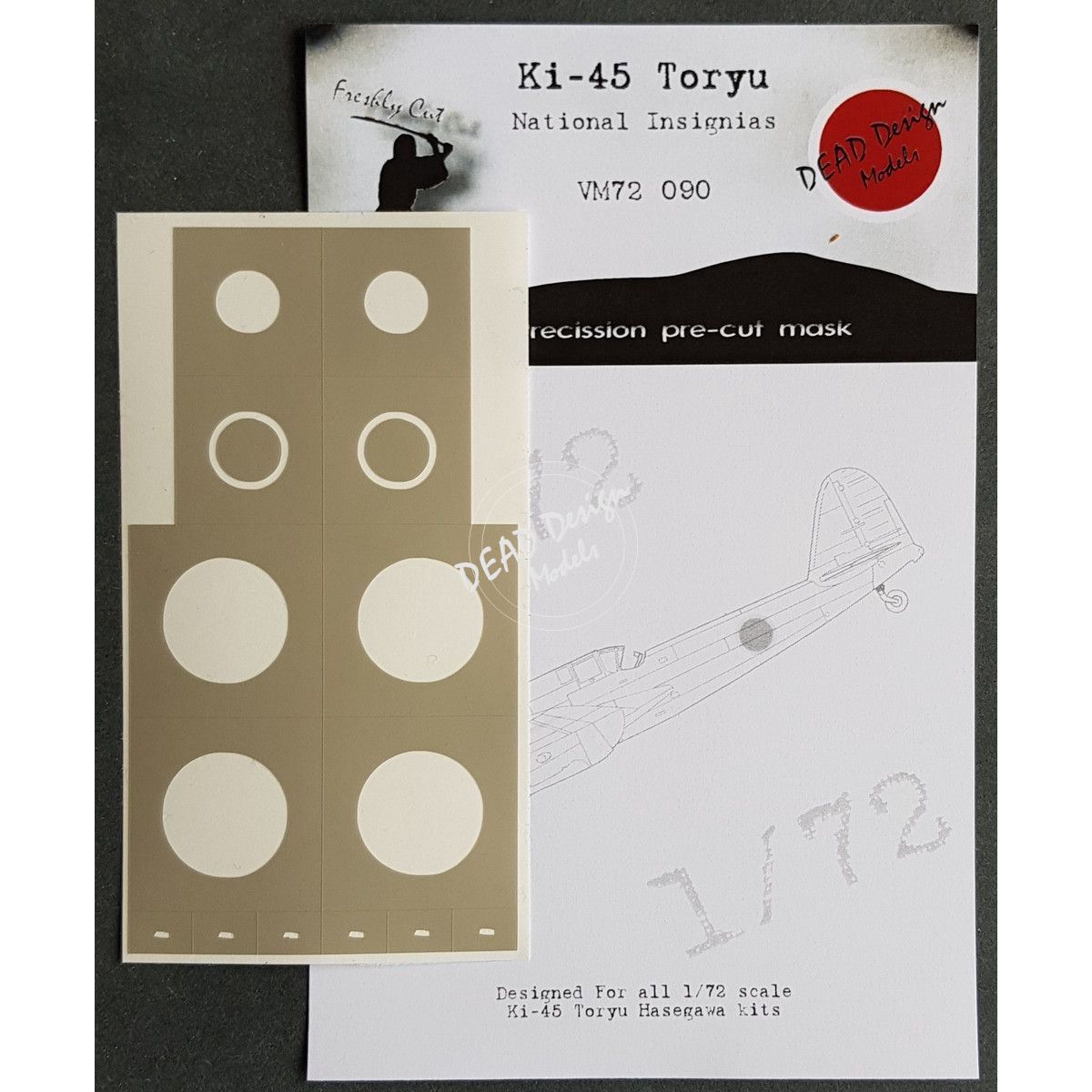 VM72090 - Ki-45 Toryu National Insignias (For Hasegawa kit) - 1:72