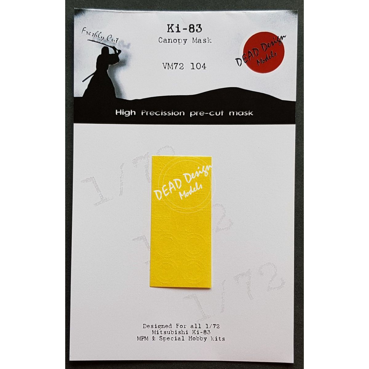 VM72104 - Ki-83 Canopy Mask (For Special Hobby kit) - 1:72
