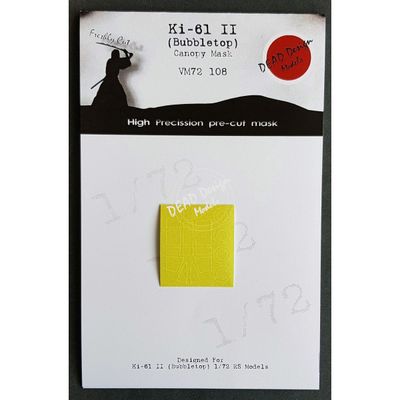 VM72108 - Ki-61 II (Bubbletop) Canopy Mask (For RS Models kit) - 1:72