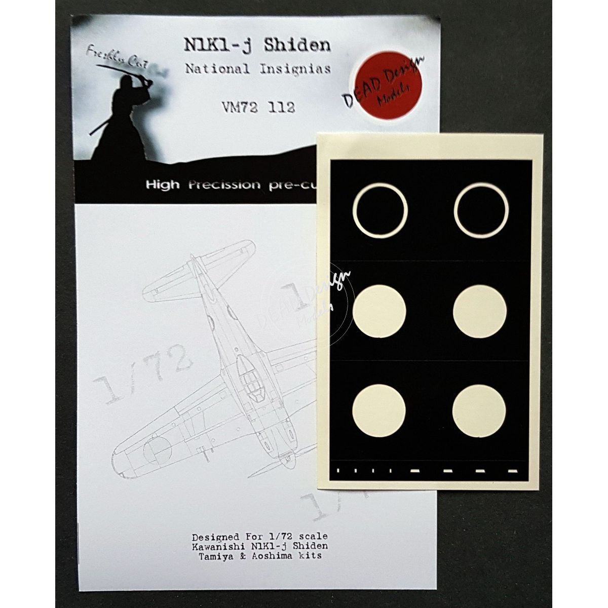 VM72112 - N1K1-j Shiden National Insignias (For Tamiya/Aoshima kit) - 1:72