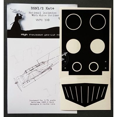 VM72120 - B5N1/2 Kate National Insignias With White Outline (For Hasegawa/Airfix kit) - 1:72