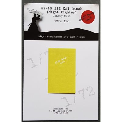 VM72125 - Ki-46 III KAI Dinah (night Fighter) Canopy Mask (For LS kit) - 1:72