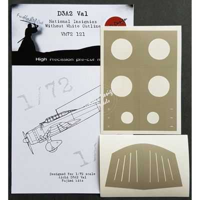 VM72121 - D3A2 Val National Insignias Without White Outline (For Fujimi kit) - 1:72