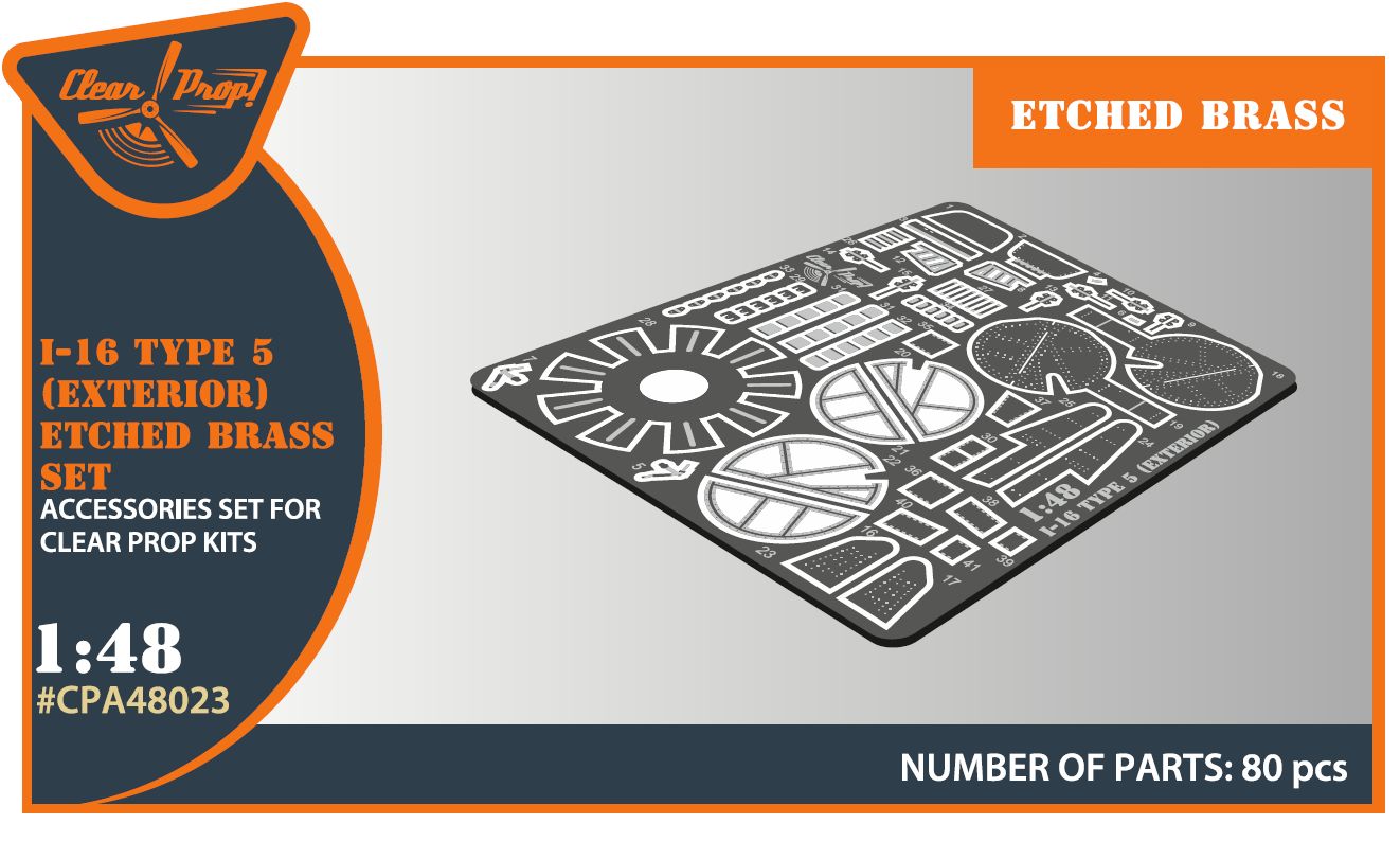 CPA48023 - I-16 type 5 EXTERIOR PE set - 1:48