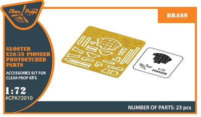 CPA72010 - Gloster E28/39 Pioneer PE parts interior - 1:72