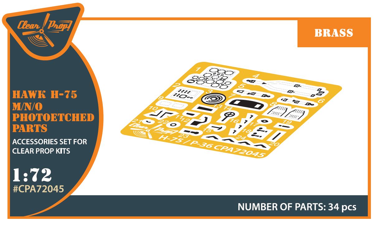 CPA72045 - Hawk H-75 M/N/O PE parts - 1:72