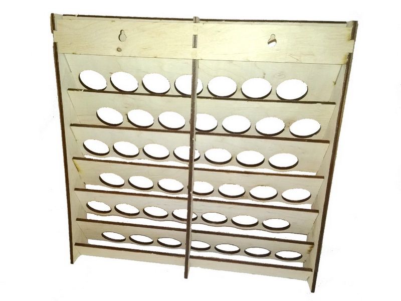 LMG-WOH-1224 - Wall module for 49 containers with a diameter of 32 mm