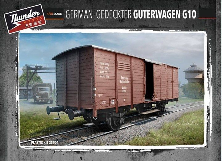 35901 - German Gedeckter Güterwagen G10 - 1:35