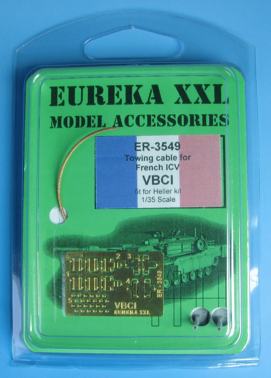ER-3549 - Towing cable for VBCI (Véhicule Blindé de Combat d'Infanterie) - 1:35