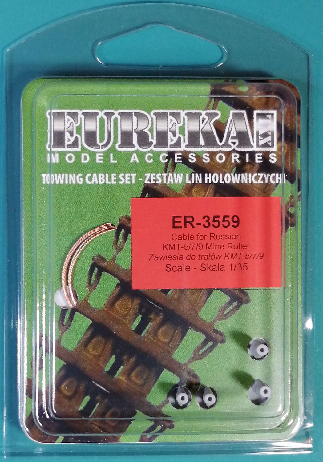 ER-3559 - Cables for Soviet KMT-5M/-7/-9 Mine Rollers - 1:35