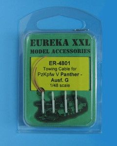 ER-4801 - Towing cable for Pz.Kpfw.V Panther Ausf.G Tank - 1:48
