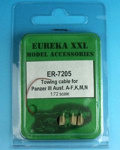 ER-7205 - Towing cable for Pz.Kpfw.III Ausf.A-F, K, M-N Tanks - 1:72