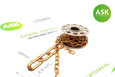 200-T0250 - Chain: Coarse 50cm long (Brass)