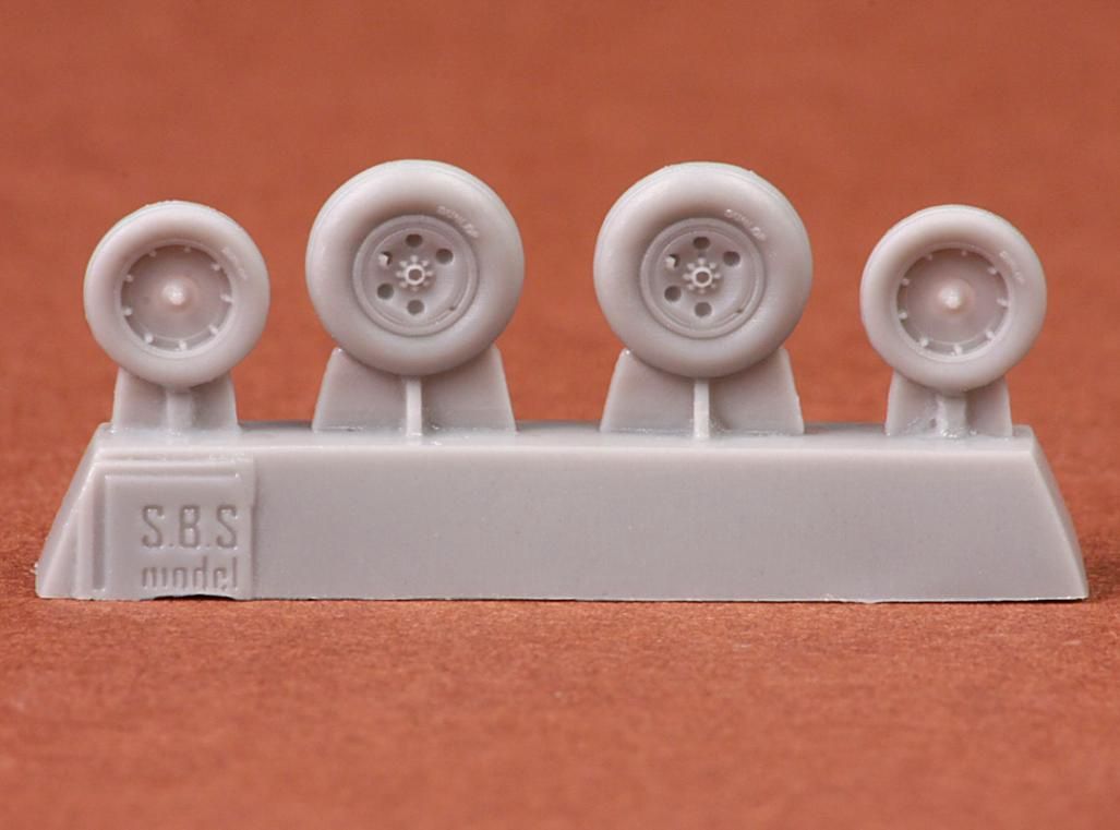 72035 - Folland Gnat T.1 wheel set for Airfix kit - 1:72