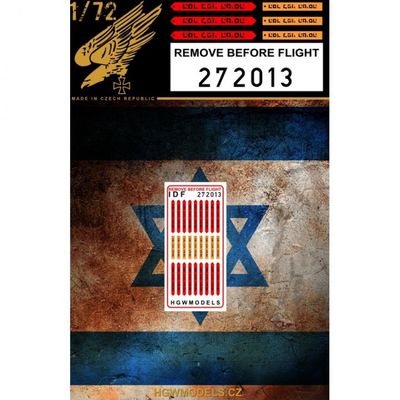 272013 - Remove Before Flight - Israel - Easy Belts - 1: 72