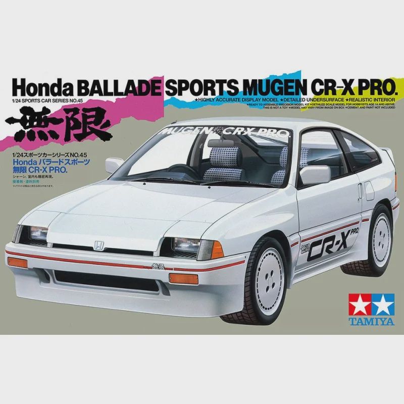 24045 - Honda Ballade Sports Mugen CR-X Pro - 1:24
